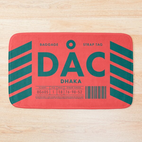 Item preview, Luggage Tag D - DAC Dhaka Bangladesh designed and sold by VoodooCircus.