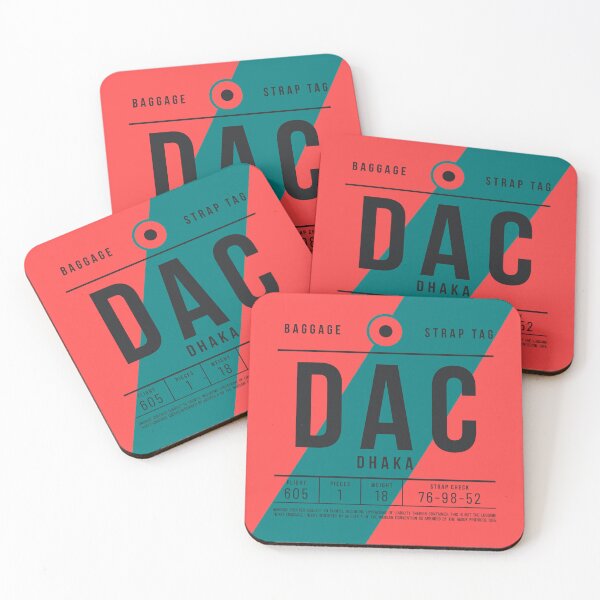 Item preview, Luggage Tag E - DAC Dhaka Bangladesh designed and sold by VoodooCircus.