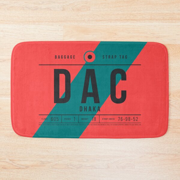 Item preview, Luggage Tag E - DAC Dhaka Bangladesh designed and sold by VoodooCircus.