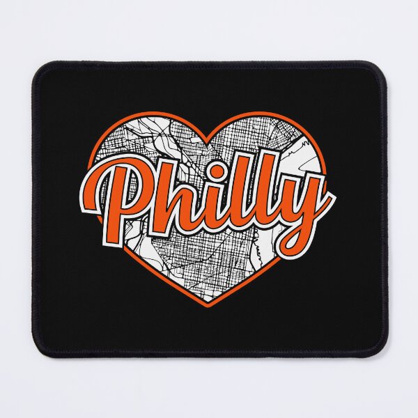 Item preview, Love Philadelphia Hockey Heart Philly City Map designed and sold by pixeljamz.