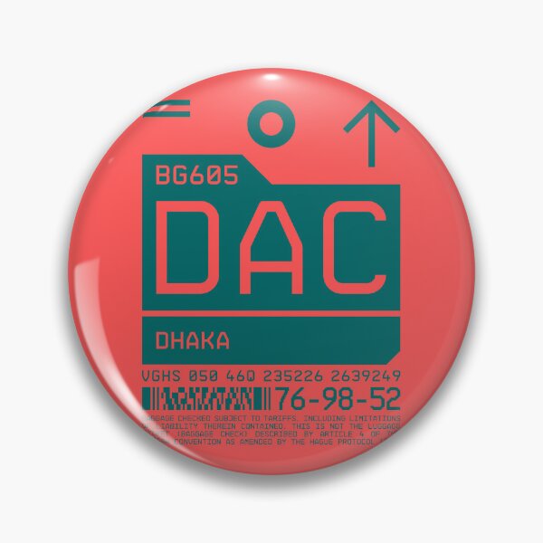 Item preview, Luggage Tag C - DAC Dhaka Bangladesh designed and sold by VoodooCircus.