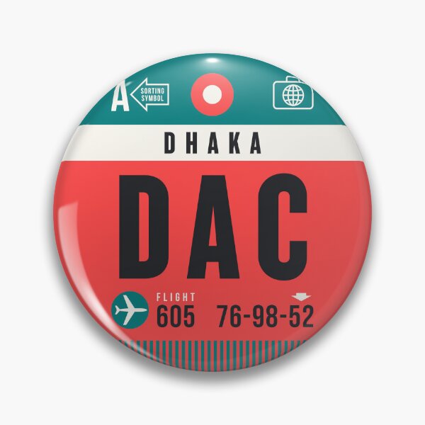 Item preview, Luggage Tag A - DAC Dhaka Bangladesh designed and sold by VoodooCircus.