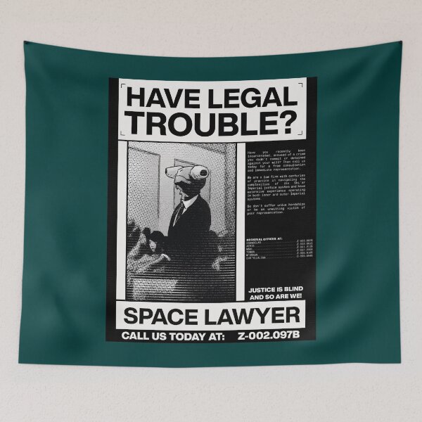 Item preview, Starjammers&x27; Space Lawyer Flyer designed and sold by ParkerRoselyn.