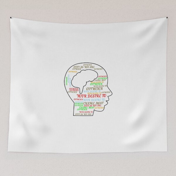 Item preview, YOUR DESIRE TO CHANGE MOST OUTWEIGH YOUR DESIRE TO STAY AS YOU ARE designed and sold by Asmaazidan.