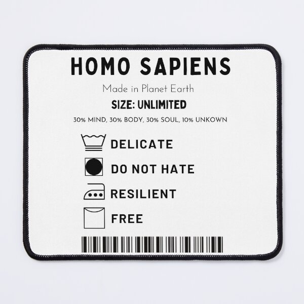 Item preview, Homo sapiens, Human barcode designed and sold by TheCellDesigns.