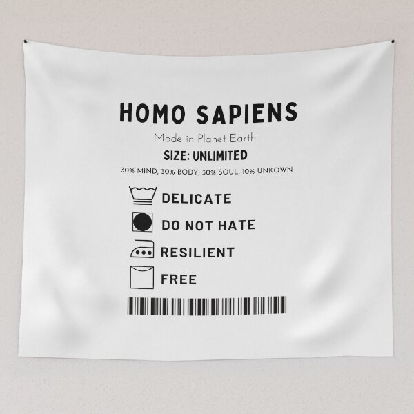 Item preview, Homo sapiens, Human barcode designed and sold by TheCellDesigns.