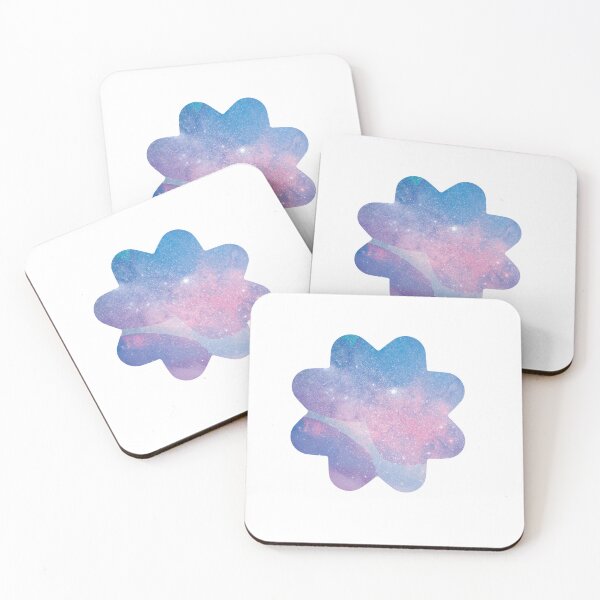 Item preview, Purple galaxy flower shape pattern designed and sold by darshants.
