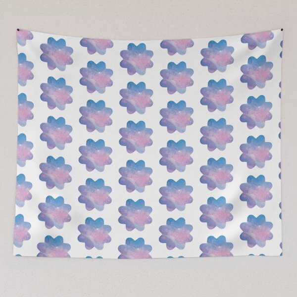 Item preview, Purple galaxy flower shape pattern designed and sold by darshants.