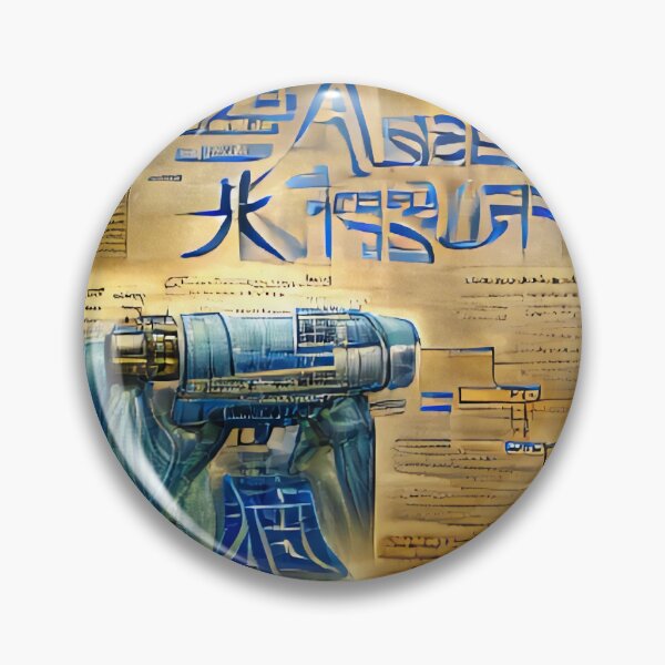 Item preview, Ancient laser gun blue print Sci-Fi designed and sold by Cord75.