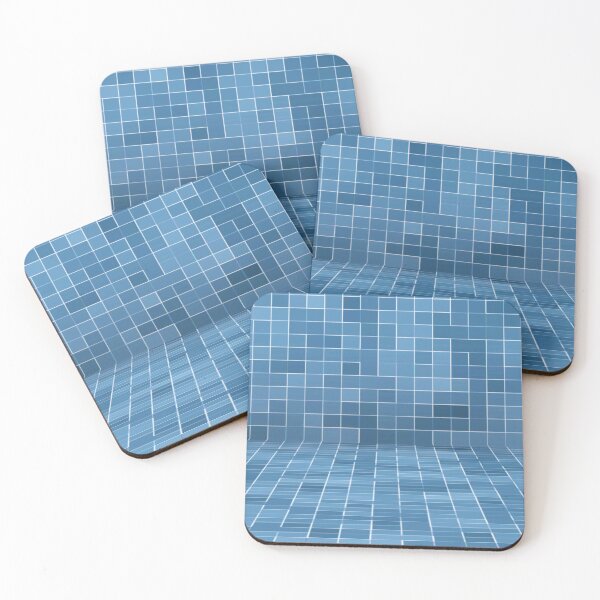 Item preview, Abstract Square Light Blue  designed and sold by Tshirtstory.