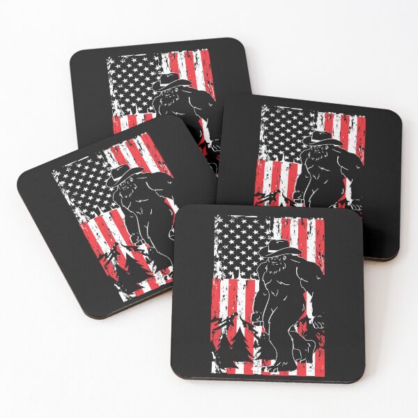 Item preview, American Flag Bigfoot designed and sold by Chelsealuv Krigbaum.