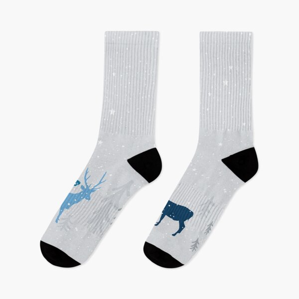 Item preview, christmas deer in the snow designed and sold by Kritzel-Claudi.