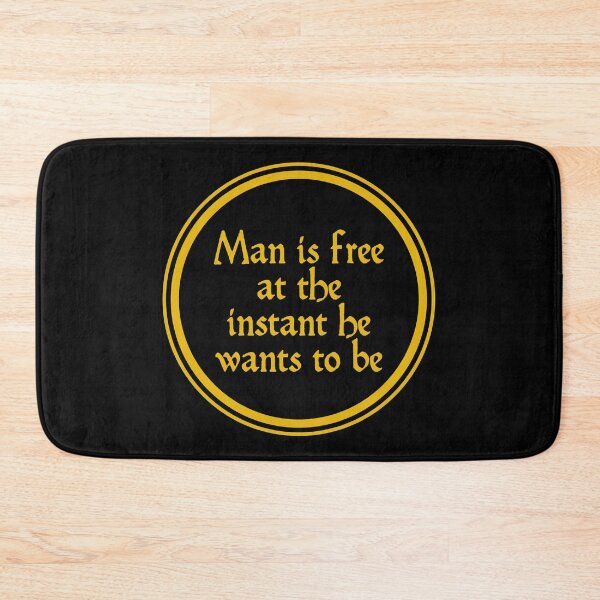 Item preview, Man Is Free At The Instant He Wants To Be- Voltaire designed and sold by JourneyCreative.