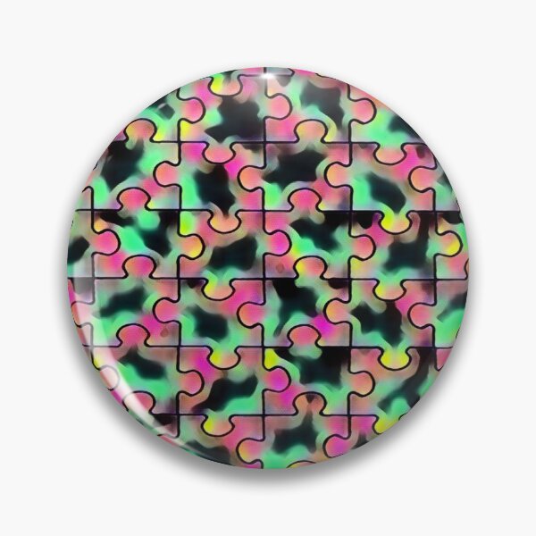 Item preview, Puzzled Neon  designed and sold by Kawaii85.