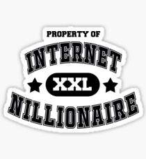 Internet Nillionaire Sticker
