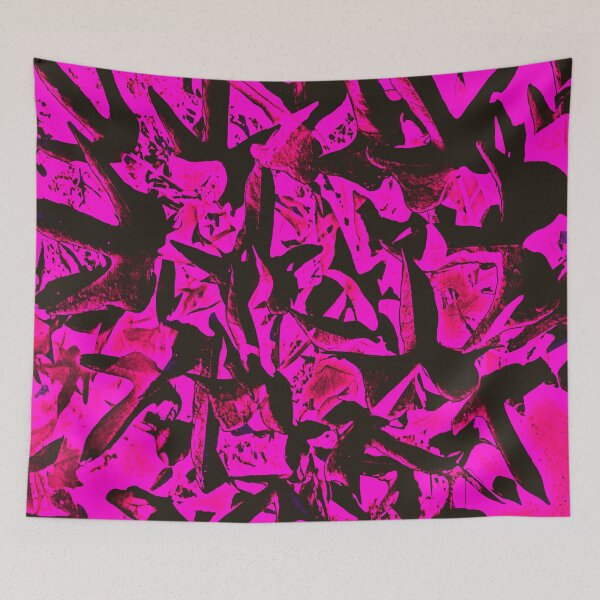 Item preview, Neon Pink and Black dancing by Iritof designed and sold by iritof.