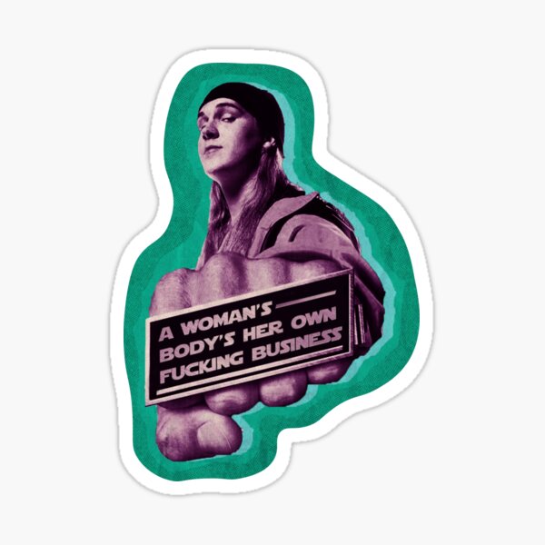 Aperçu de l'œuvre Jay - Le corps d'une femme est sa propre putain d'affaire créée et vendue par papercurlsdesign.