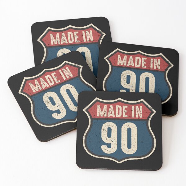 Item preview, Vintage 1990 Trucker Birthday 32 Years Old Interstate Shield designed and sold by MintaApparel.