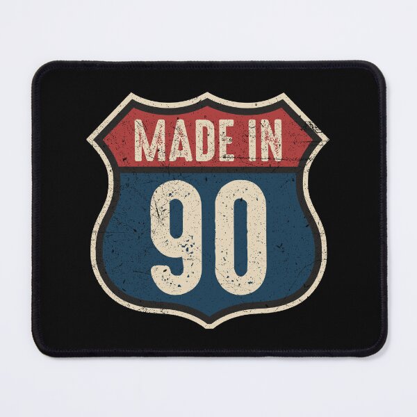 Item preview, Vintage 1990 Trucker Birthday 32 Years Old Interstate Shield designed and sold by MintaApparel.