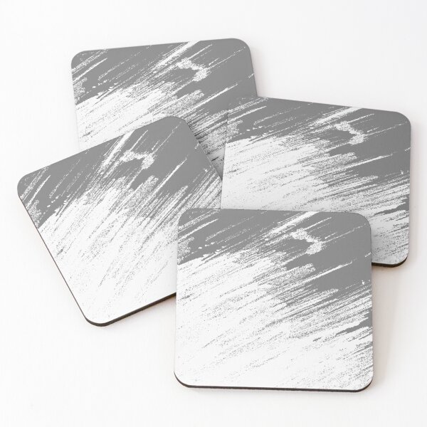 Item preview, Abstract Art White Grey  designed and sold by Tshirtstory.