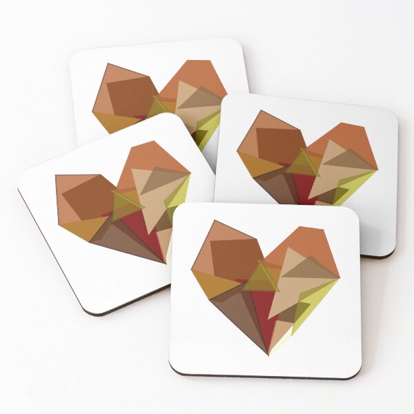Item preview, Abstract African Art of Polygons forming a Heart  designed and sold by YesYallApparel.