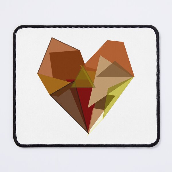 Item preview, Abstract African Art of Polygons forming a Heart  designed and sold by YesYallApparel.