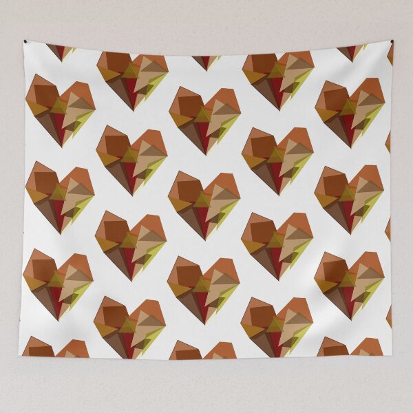 Item preview, Abstract African Art of Polygons forming a Heart  designed and sold by YesYallApparel.