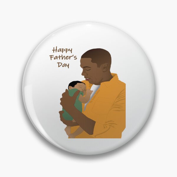 Item preview, African American father with baby, Father_s Day  designed and sold by YesYallApparel.