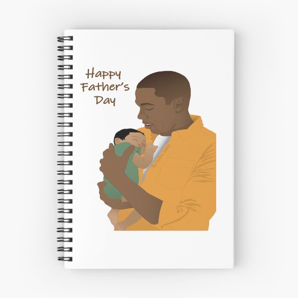 Item preview, African American father with baby, Father_s Day  designed and sold by YesYallApparel.