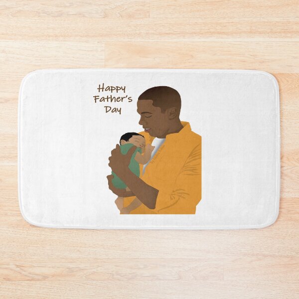 Item preview, African American father with baby, Father_s Day  designed and sold by YesYallApparel.