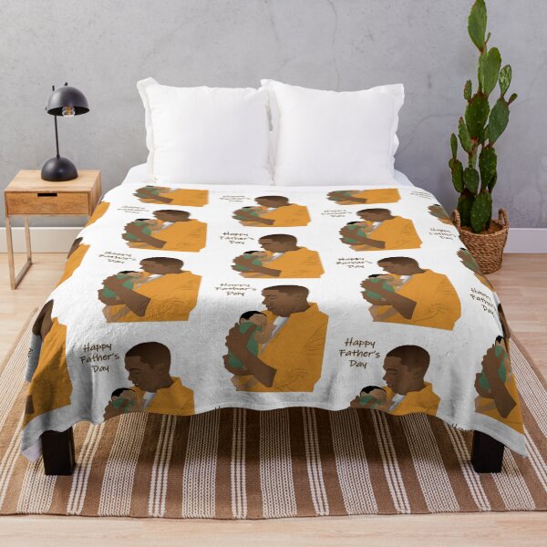 Item preview, African American father with baby, Father_s Day designed and sold by YesYallApparel.