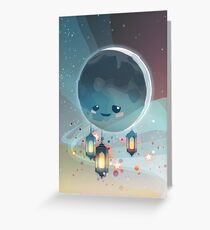 Lantern Moon (Ramadan Kareem) Grußkarte