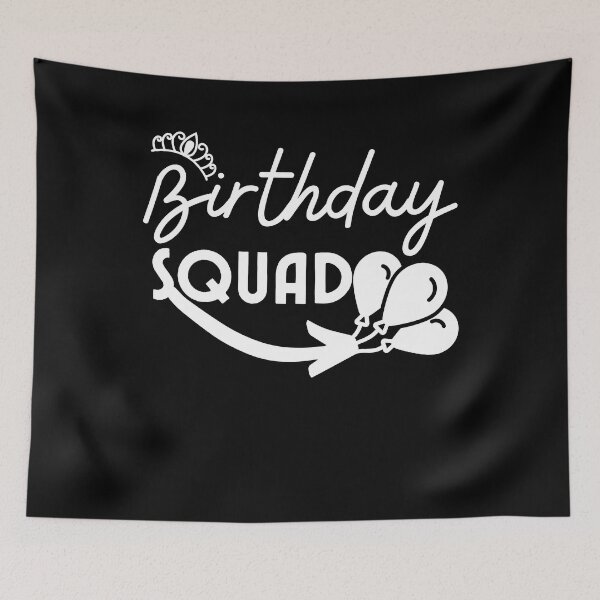 Item preview, Birthday Squad 1 - White designed and sold by Silpaza.