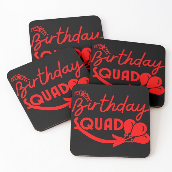 Item preview, Birthday Squad 1 - Red Sunday designed and sold by Silpaza.