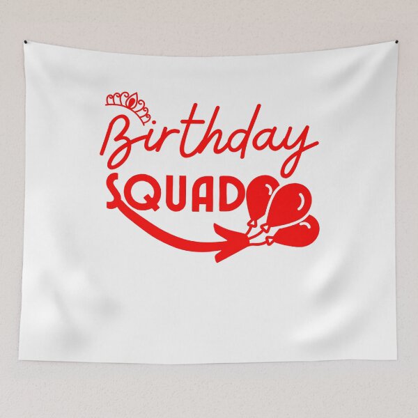 Item preview, Birthday Squad 1 - Red Sunday designed and sold by Silpaza.