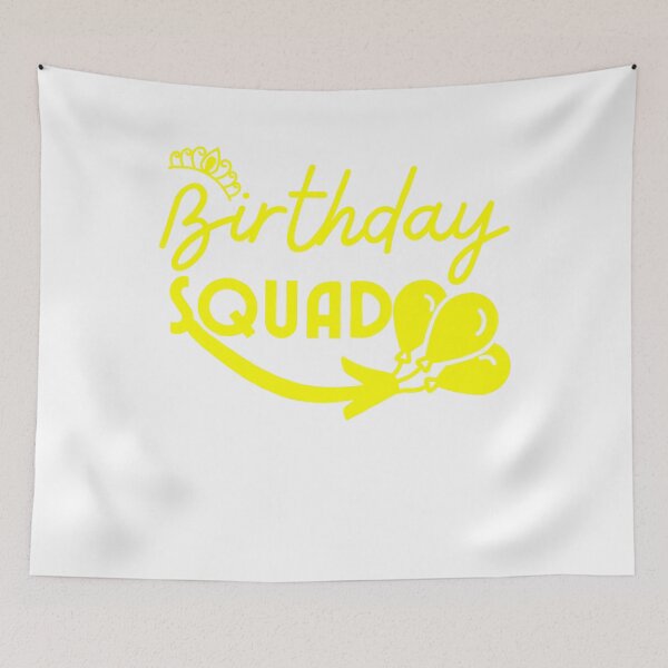 Item preview, Birthday Squad 1 - Yellow Monday designed and sold by Silpaza.