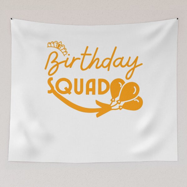 Item preview, Birthday Squad 1 - Orange Thursday designed and sold by Silpaza.