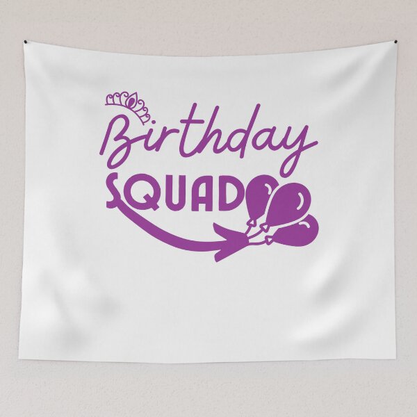 Item preview, Birthday Squad 1 - Purple Saturday designed and sold by Silpaza.