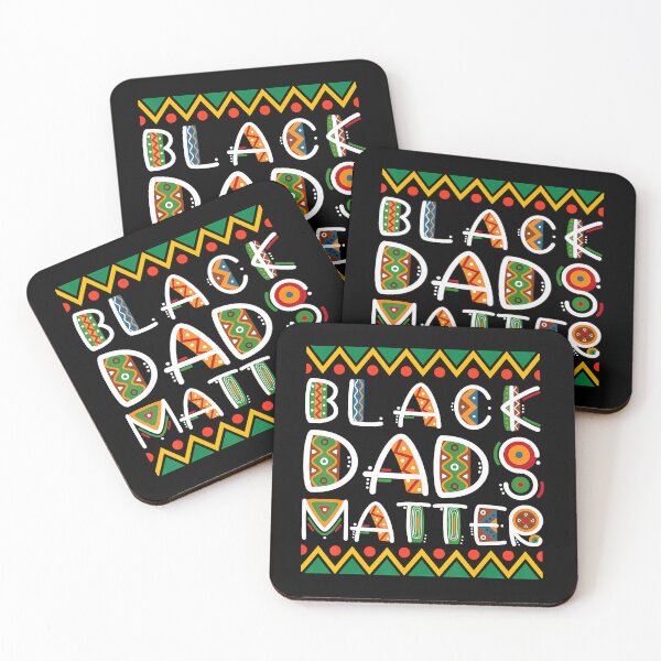 Item preview, Black Dads Matter Black History Month Pride Afro Black Dad  designed and sold by YesYallApparel.