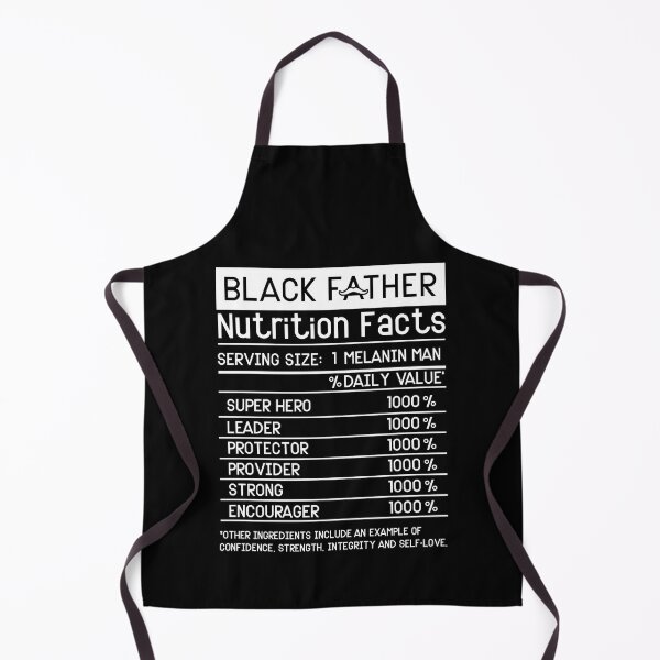 Item preview, Black Father Nutrition Facts designed and sold by YesYallApparel.