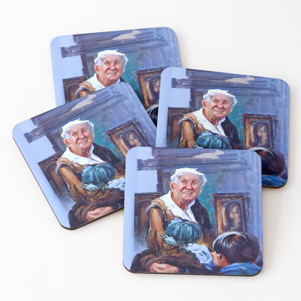 Item preview, Grandparents' Day painting designed and sold by kharamoot.
