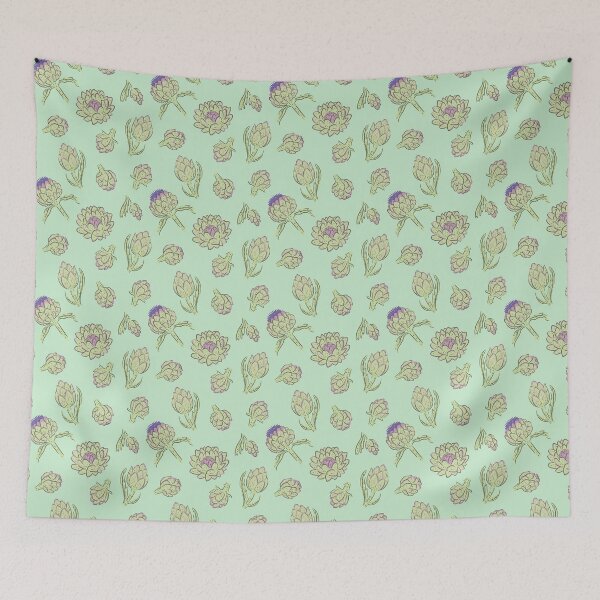 Item preview, pattern with artichoke designed and sold by burbura.