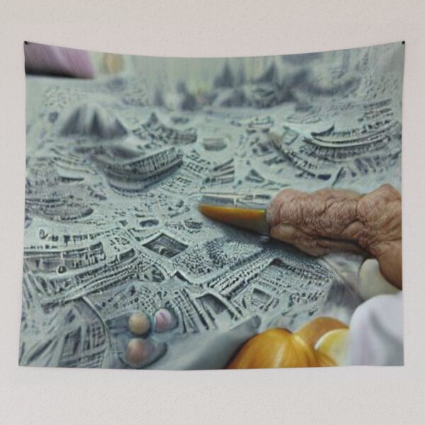Item preview, Grandparents' Day painting designed and sold by kharamoot.