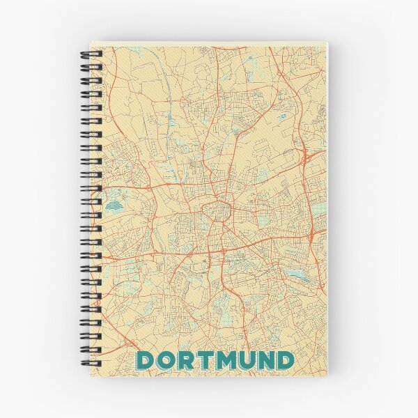 Item preview, Dortmund Map Retro designed and sold by HubertRoguski.