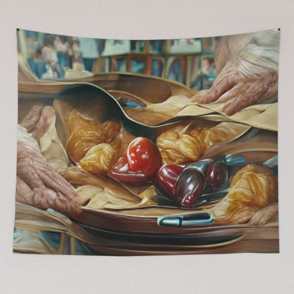 Item preview, Grandparents' Day painting designed and sold by kharamoot.