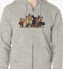 McDonalds classic characters Zipped Hoodie