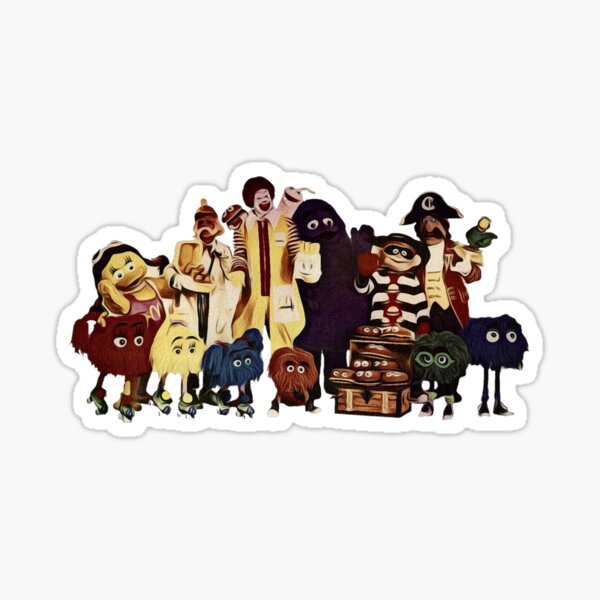 McDonalds classic characters Sticker