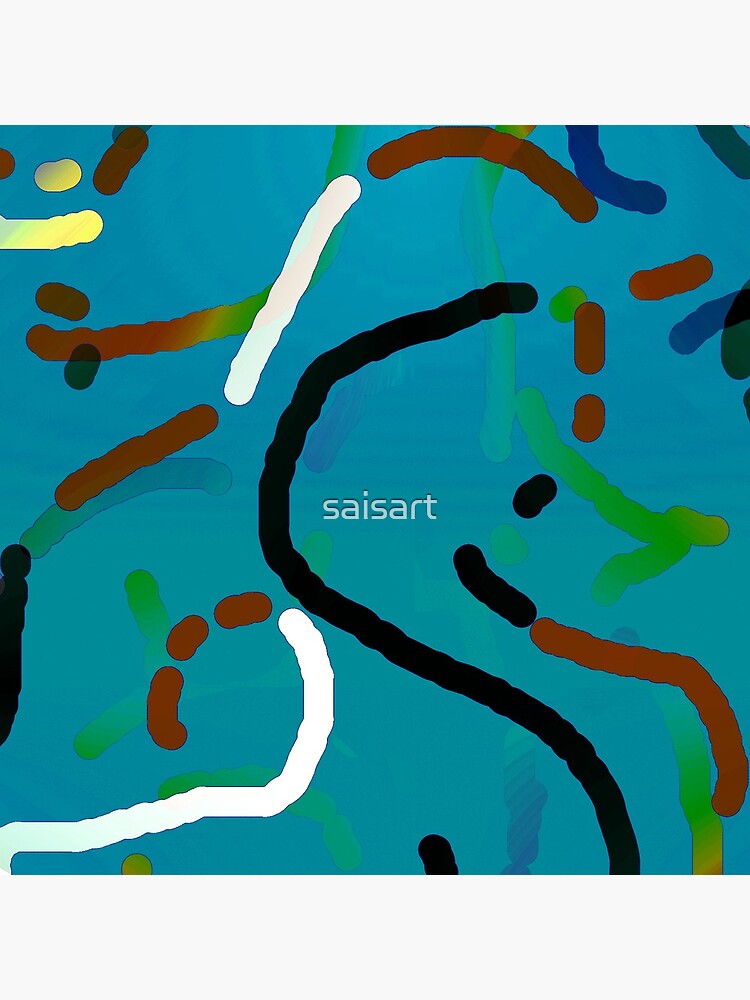 Blue green worms von saisart