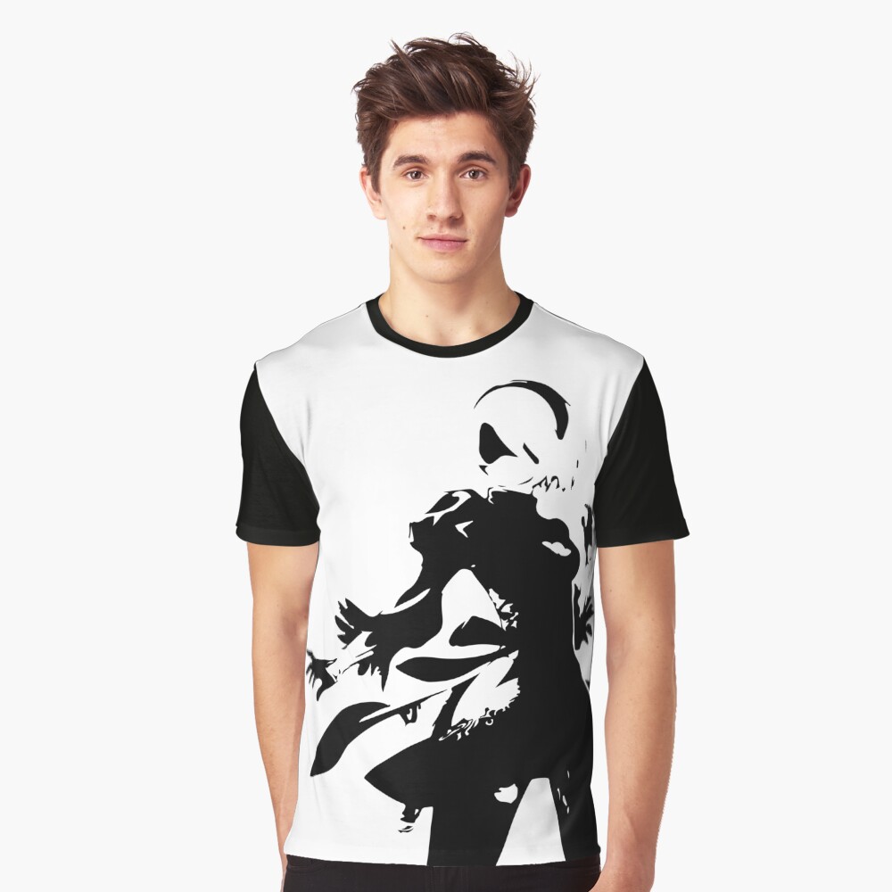 "2B Silhouette" Tshirt by august8913 Redbubble