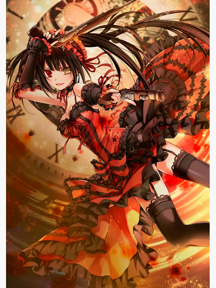 Date A Live Kurumi Tokisaki Anime Car Window Decal Sticker 009